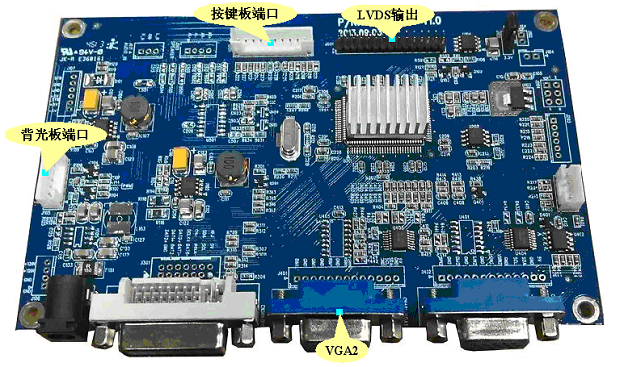 工業(yè)驅(qū)動(dòng)板JX-T583GGD SPEC支持兩路VGA-LH-液晶驅(qū)動(dòng)板
